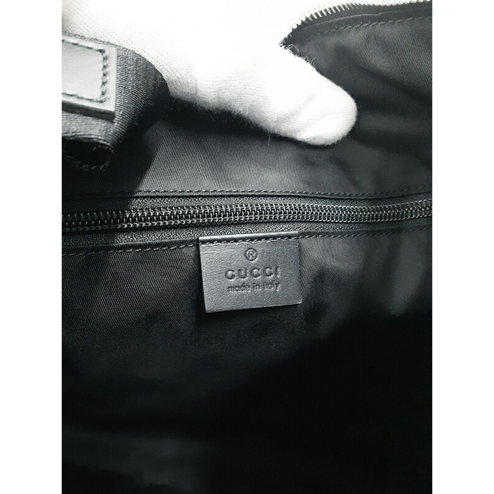 Gucci Shoulder GG Supreme Beige Web Brown Messenger Bag - Picture 8 of 9